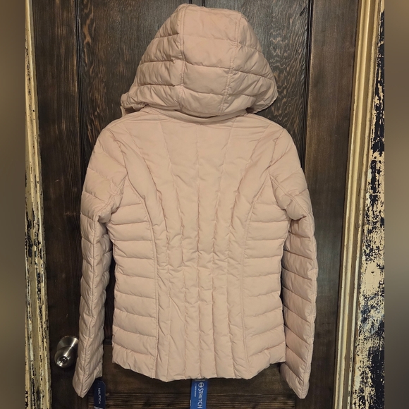 NWT Nautica Women's Rose Smoke Puffer Pink Quilted Jacket Sz S - Picture 7 of 13